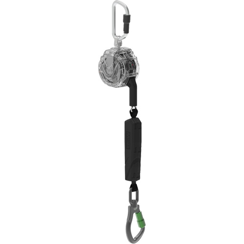 C&acirc;ble de limiteur de chute personnel ALTAKS V-TEC, 10', Acier galvanis&eacute;, Pivotant Les Fournitures Industrielles Méga