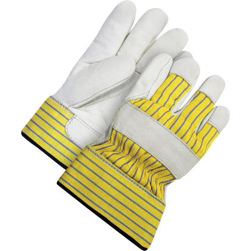 Gants d'ajusteur doubl&eacute;s avec poignet de s&eacute;curit&eacute;, 2T-Grand, Paume en Cuir fleur de vache, Doublure en Peluche d'acrylique Les Fournitures Industrielles Méga