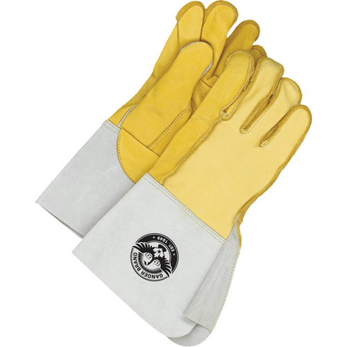 Gants pour soudeur avec poignet de 5,5", Cuir fleur de vache, Taille 10,5 Les Fournitures Industrielles Méga