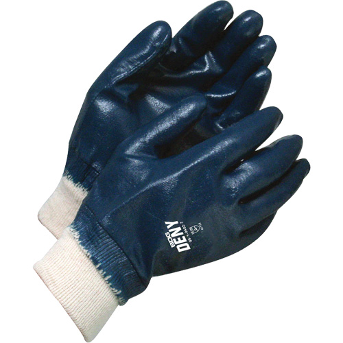 Deny&reg; Gloves with Knit Wrist, 11, Nitrile Coating, Cotton Shell Les Fournitures Industrielles Méga