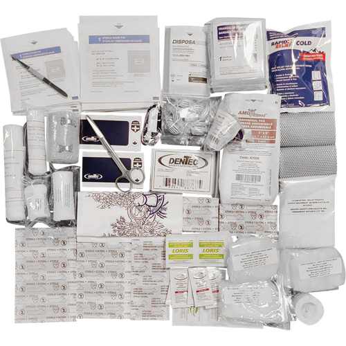 Trousse de premiers soins de interm&eacute;diaire et recharge Shield, R&eacute;pond &agrave; la norme CSA Z1220-17 type 3 environnements &agrave; haut risque, Petit (2-25 travailleurs) Les Fournitures Industrielles Méga
