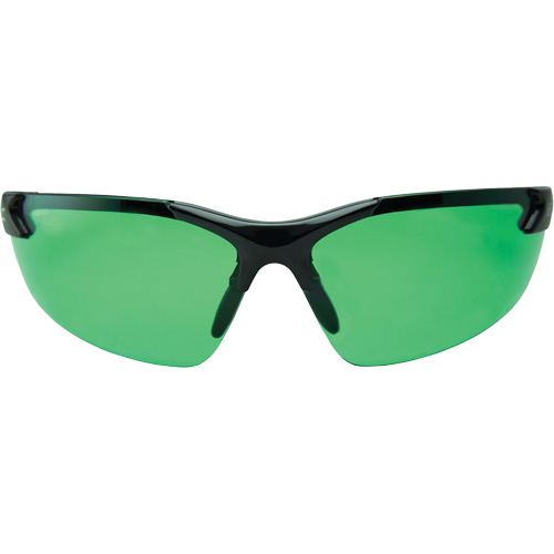 Zorge G2 Safety Glasses, Green Lens, Anti-Scratch, ANSI Z87+/MCEPS GL-PD 10-12/Meets/Exceeds CSA Z94.3 Les Fournitures Industrielles Méga