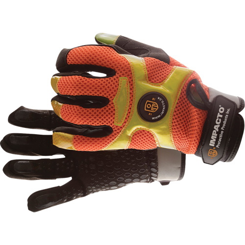High-Visibility Anti-Vibration Air Gloves, Size Medium/8 Les Fournitures Industrielles Méga