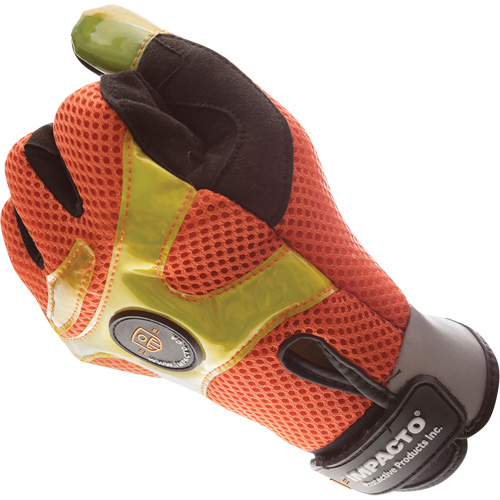 High-Visibility Anti-Vibration Air Gloves, Size Medium/8 Les Fournitures Industrielles Méga