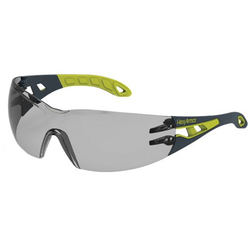 MX200 Rimless Wraparound Safety Glasses, 23% Grey Lens, Anti-Fog/Anti-Scratch, ANSI Z87+/Meets/Exceeds CSA Z94.3 Les Fournitures Industrielles Méga