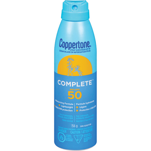 Coppertone&reg; Complete Sun Protection, SPF 50, Spray Les Fournitures Industrielles Méga