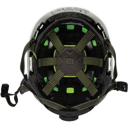 Fibre Metal Climbing Style Safety Helmet, Meets CSA Type 2, Ratchet Suspension, Vented Les Fournitures Industrielles Méga