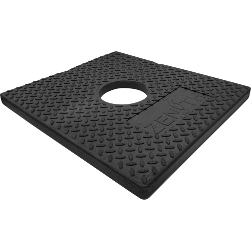 Base en caoutchouc pour poteau d&eacute;lin&eacute;ateur, 10 lb Les Fournitures Industrielles Méga