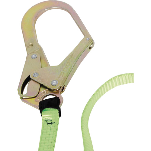 SA-54022-4 Shock Absorbing Lanyard, 4', Form Hook Center, Snap Hook Leg Ends, Polyester Les Fournitures Industrielles Méga