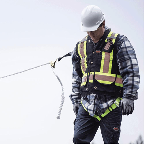 RK4-25 Compliance Roofer's Kit with Reusable Bracket, Roofer's Kit Les Fournitures Industrielles Méga