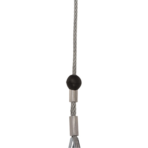 SRL-73302-40LE Cordage de s&eacute;curit&eacute; autor&eacute;tractable, 40', Acier galvanis&eacute;, Pivotant Les Fournitures Industrielles Méga