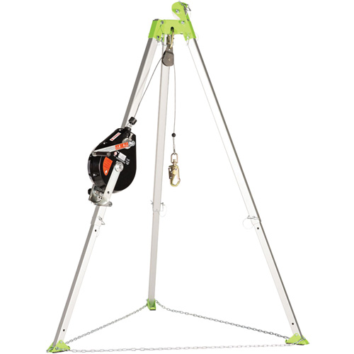 SRL-73303-96 Cable Self-Retracting Lifeline with Recovery, 96', Galvanized Steel, Swivel Les Fournitures Industrielles Méga