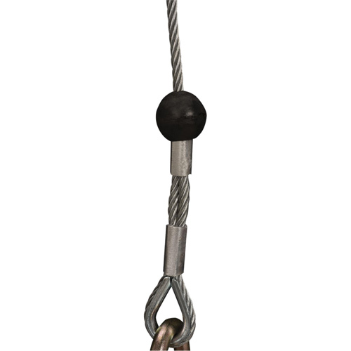 SRL-73303-96 Cable Self-Retracting Lifeline with Recovery, 96', Galvanized Steel, Swivel Les Fournitures Industrielles Méga