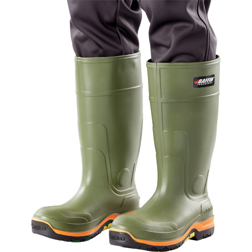 Bottes de s&eacute;curit&eacute; Hercules pour hommes, Polyur&eacute;thane thermique, Embout Aluminium, Pointure 4, Semelle R&eacute;sistant aux perforations Les Fournitures Industrielles Méga