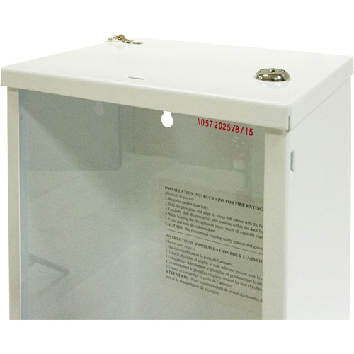 Armoire d'usage l&eacute;ger pour extincteur, 8" la x 22" h x 6" p Les Fournitures Industrielles Méga