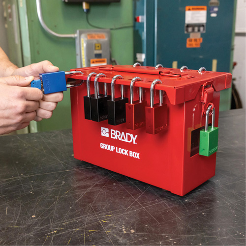 Velocity Plus Safety Lockout Padlock, Orange, Keyed Alike, Aluminum, 1-1/2" Width Les Fournitures Industrielles Méga