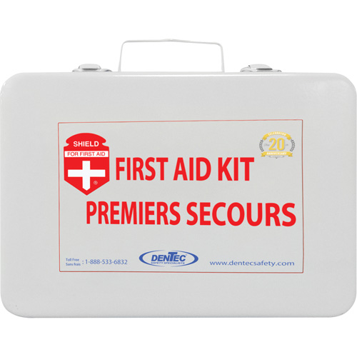 Shield First Aid Kit, Meets/Exceeds CSA Z1220-24 Type 2 Low-Risk Environment, Small (2-25 Workers) Les Fournitures Industrielles Méga
