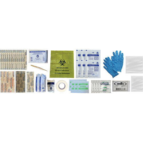 Trousse de premiers soins Shield, R&eacute;pond ou surpasse la norme CSA Z1220-24 type 1 individuelle, Personnel (1 travailleur) Les Fournitures Industrielles Méga