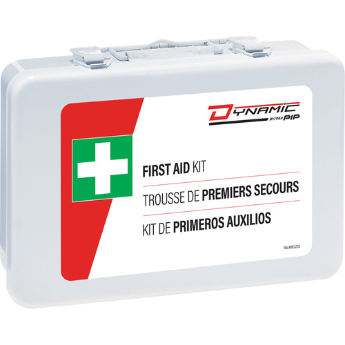 Trousse de premiers soins Dynamic, R&eacute;pond ou surpasse la norme CSA Z1220-24 type 2 environnements &agrave; faible risque, Petit (2-25 travailleurs) Les Fournitures Industrielles Méga