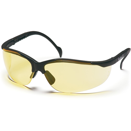 Lunettes de s&eacute;curit&eacute; &agrave; demi-monture Venture II, Lentille Ambr&eacute;e, ANSI Z87+/MCEPS GL-PD 10-12/R&eacute;pond ou surpasse la norme CSA Z94.3 Les Fournitures Industrielles Méga