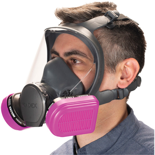 Semi-Rectangular Combo Filter for Respirators, Organic Vapour/P100 Les Fournitures Industrielles Méga