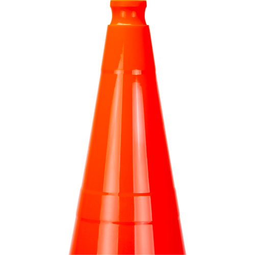 C&ocirc;ne de signalisation de premi&egrave;re qualit&eacute;, 28", Orange Les Fournitures Industrielles Méga