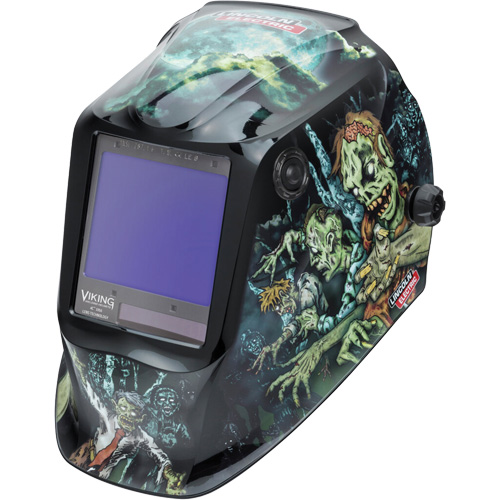 VIKING 3350 Zombie Welding Helmet, 3.74" L x 3.34" W View Area, 5 - 13 Shade Range Les Fournitures Industrielles Méga