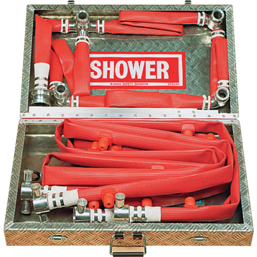 16-Nozzle Portable Decontamination Shower, Meets None Les Fournitures Industrielles Méga