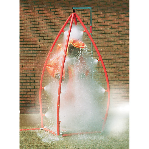 16-Nozzle Portable Decontamination Shower, Meets None Les Fournitures Industrielles Méga