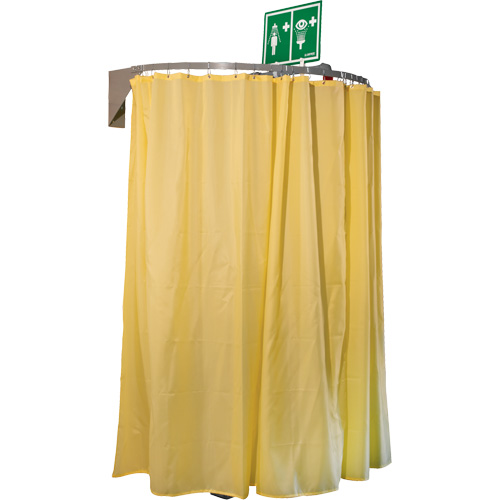 Wall Mounted Safety Shower Modesty Curtain Les Fournitures Industrielles Méga