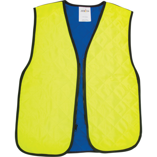 Evaporative Cooling Vest, Medium, High Visibility Lime-Yellow Les Fournitures Industrielles Méga