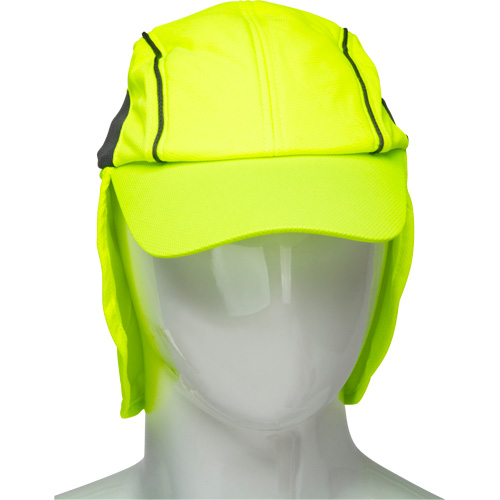 Cooling Hat with Neck Shade, Hi-Vis Lime Les Fournitures Industrielles Méga
