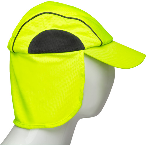 Cooling Hat with Neck Shade, Hi-Vis Lime Les Fournitures Industrielles Méga