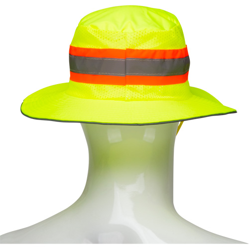 Chapeau de p&ecirc;cheur &agrave; refroidissement par &eacute;vaporation, Lime haute visibilit&eacute; Les Fournitures Industrielles Méga