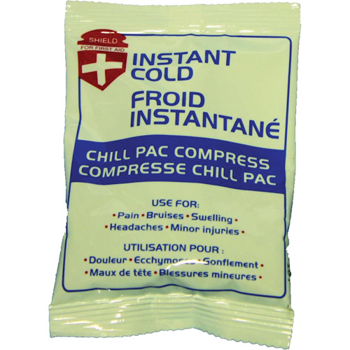 Instant Chill Pac Compress, Cold, Single Use, 4" x 6" Les Fournitures Industrielles Méga