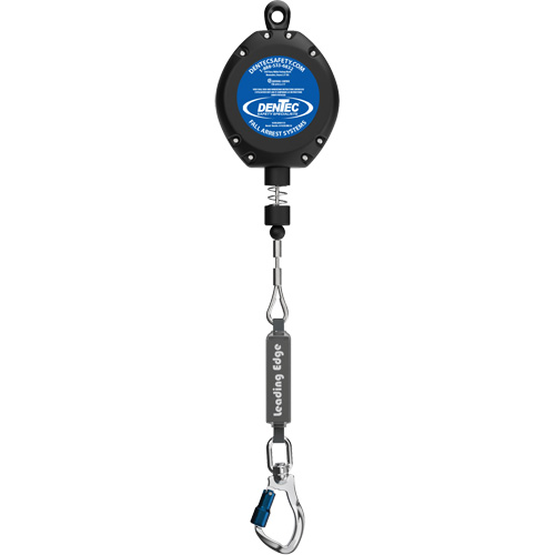 Self-Retracting Lifeline, 30', Galvanized Steel, Swivel Les Fournitures Industrielles Méga