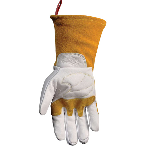 Caiman&reg; Premium TIG/MIG Welder's Gloves with FR Insulated Split Cowhide Back, Grain Goatskin, Size X-Large Les Fournitures Industrielles Méga