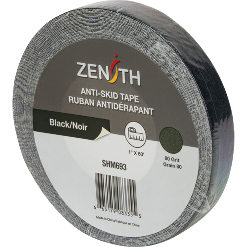 Anti-Skid Tape, 1" x 60', Black Les Fournitures Industrielles Méga