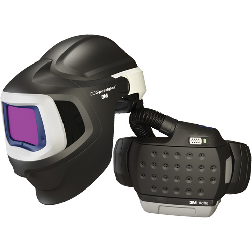 Adflo Powered Air Purifying Respirator HE System with Speedglas 9100 MP Welding Helmet, Welding Helmet, Lithium-Ion Battery Les Fournitures Industrielles Méga