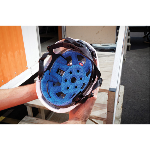 BOLT Safety Helmet Cooling Liner, Blue Les Fournitures Industrielles Méga