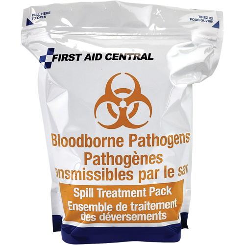 13 articles de lutte contre les agents pathog&egrave;nes transmissibles par le sang pour la trousse d'intervention d'urgence de premiers soins Les Fournitures Industrielles Méga