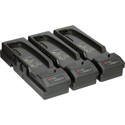 Emballage de chargeur de pile &agrave; trois postes Versaflo  pour TR-600 & TR-800 Les Fournitures Industrielles Méga