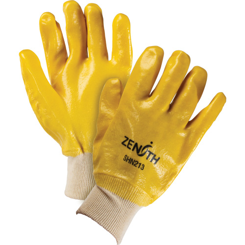Gants &agrave; fini rugueux et r&eacute;sistants aux produits chimiques, Taille 9, 10" lo, PVC, Doublure en Interlock, 47-mil Les Fournitures Industrielles Méga