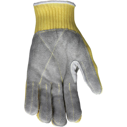 CutPro&reg; Cut Resistant Work Gloves with Split Leather Palm, Size Small, 7 Gauge, Kevlar&reg; Shell, ASTM ANSI Level A3 Les Fournitures Industrielles Méga