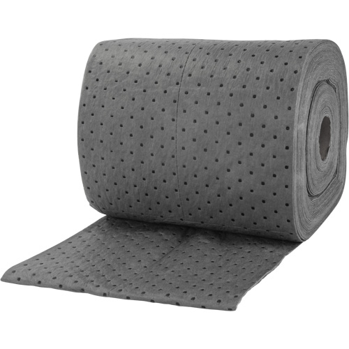 Bonded Sorbent Rolls, Heavyweight, 150' L x 15" W, 10 gal. Absorbancy Les Fournitures Industrielles Méga