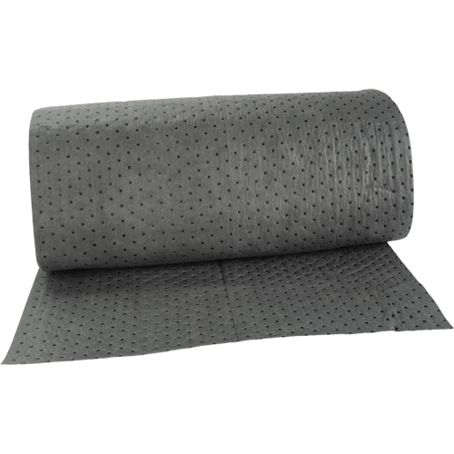 Bonded Sorbent Rolls, Heavyweight, 150' L x 30" W, 20 gal. Absorbancy Les Fournitures Industrielles Méga