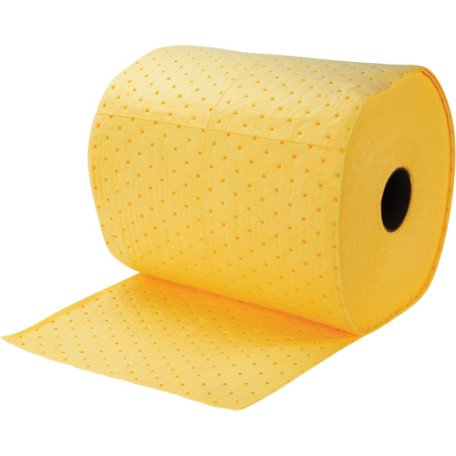 Bonded Sorbent Rolls, Mediumweight, 150' L x 15" W, 8 gal. Absorbancy Les Fournitures Industrielles Méga