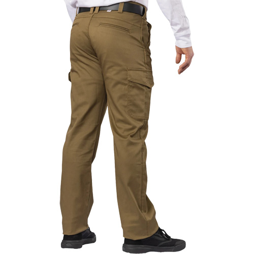 Big Flex Cargo Pants, Poly-Cotton/Spandex, Military Olive Green, Size 46, 30 Inseam Les Fournitures Industrielles Méga
