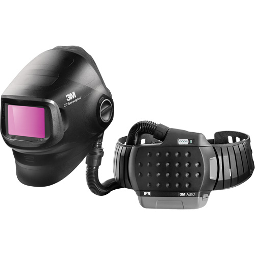 Speedglas G5-01 Heavy-Duty Welding Helmet with Adflo PAPR Assembly, Welding Helmet, Lithium-Ion Battery Les Fournitures Industrielles Méga