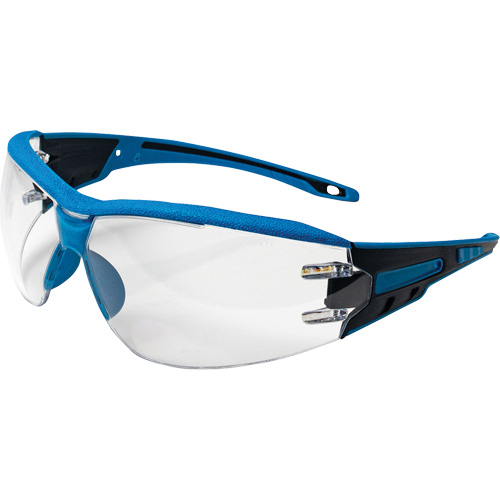 Captain Metal Detectable Rimless Safety Glasses, Clear Lens, Anti-Fog/Anti-Scratch, ANSI Z87+/Meets/Exceeds CSA Z94.3 Les Fournitures Industrielles Méga